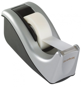 Podajnik Do Taśm Scotch Biurowy C60-ST Srebrno-Czarny