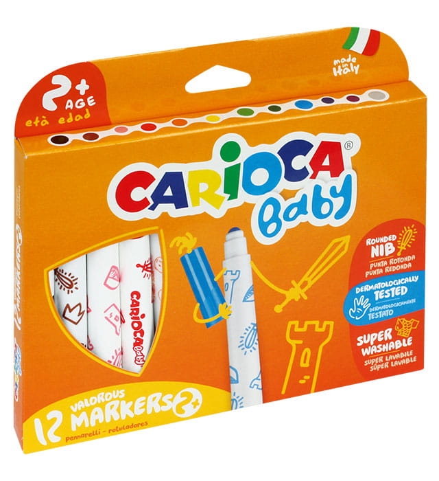 Pisaki Carioca Maxi Point 12 kolor Super Baby