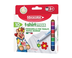 Pisaki Fibracolor T-Shirt Max Do Koszulek 10 sztuk