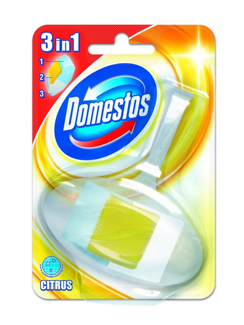 Kostka Do Wc Domestos Citrus 35g + Koszyk