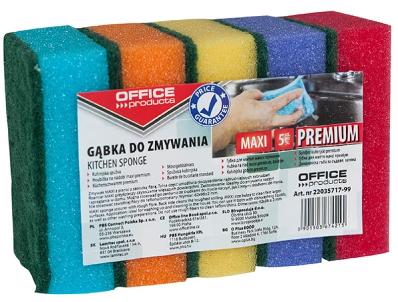 Zmywak Kuchenny 5 sztuk Office Products Maxi
