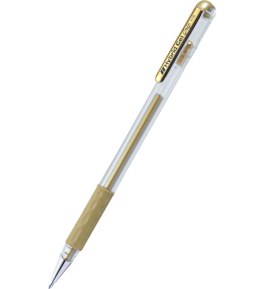 Długopis Żelowy Pentel K118 Złoty