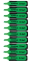 Zakreślacz Donau D-Text Zielony 10 sztuk