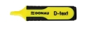Zakreślacz Donau D-Text Żółty 7358001Pl-11