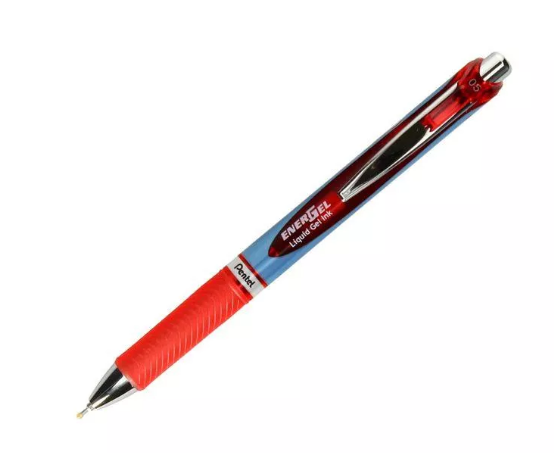 Pióro Kulkowe Pentel Energel Automat. Czerwony Bln75-B