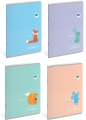 Zeszyt A5/16# KRATKA Interdruk B&B Kids Pastel