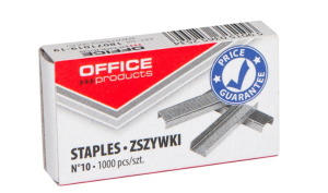 Zszywki Office Products Rozmiar 10' 1000 szt x 10 opakowań