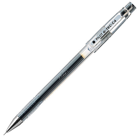 Cienkopis Żelowy Pilot G-Tec C4 Czarny