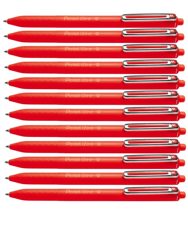 Długopis Automatyczny Pentel iZee BX467 Czerwony 12 sztuk