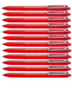 Długopis Automatyczny Pentel iZee BX467 Czerwony 12 sztuk
