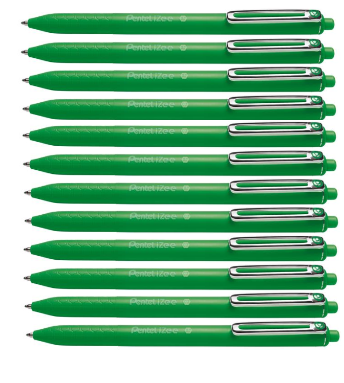 Długopis Automatyczny Pentel iZee BX467 Zielony 12 sztuk
