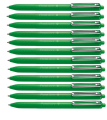 Długopis Automatyczny Pentel iZee BX467 Zielony 12 sztuk