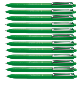 Długopis Automatyczny Pentel iZee BX467 Zielony 12 sztuk