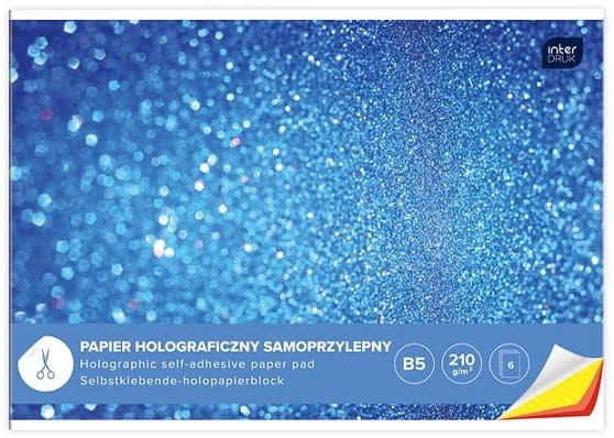Papier Holograficzny Samoprzylepny B5 210g