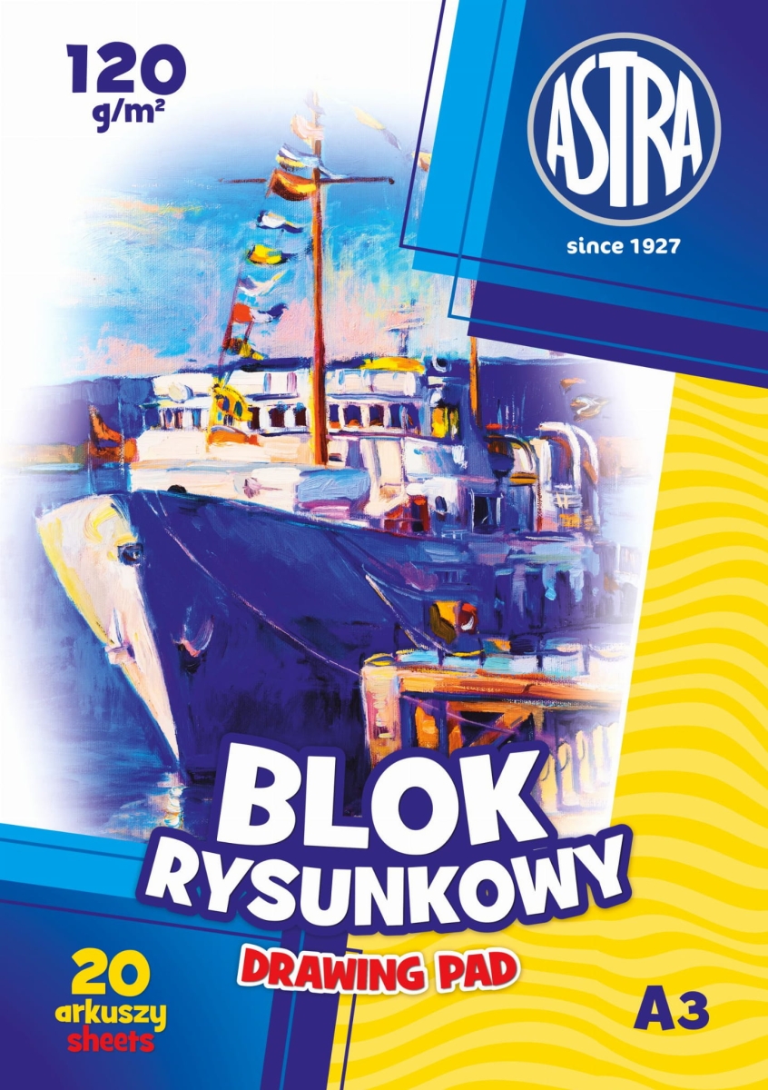 Blok Rysunkowy A3 120g Astra