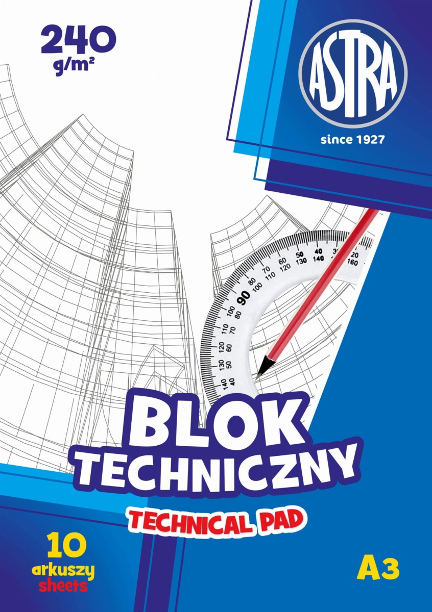 Blok Techniczny A3 240g Astra