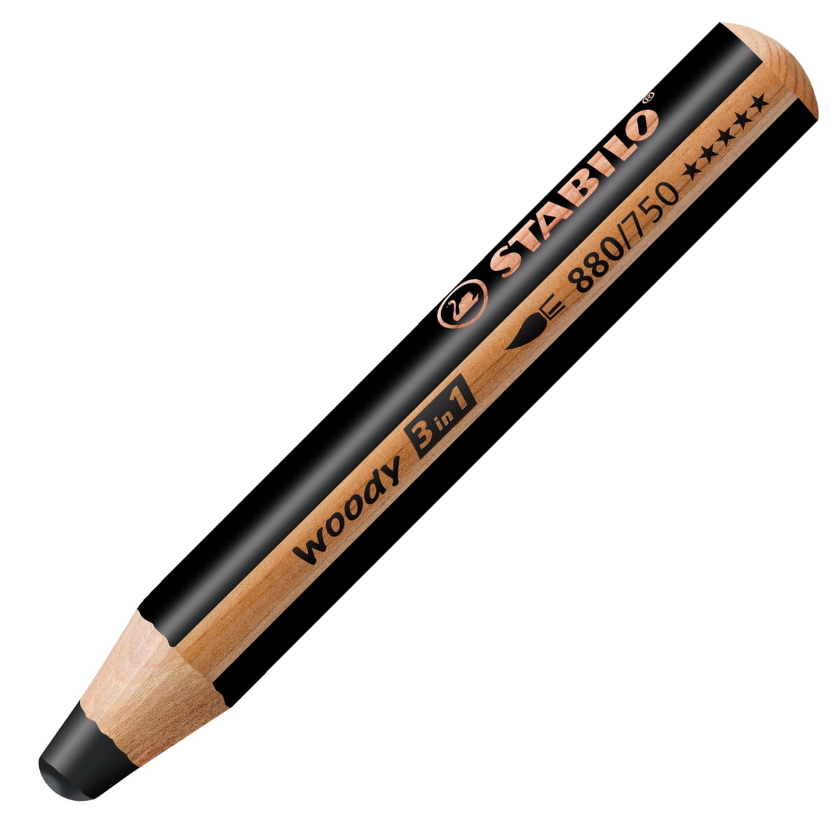 Kredka Stabilo Woody 3w1 Czarna 880/750