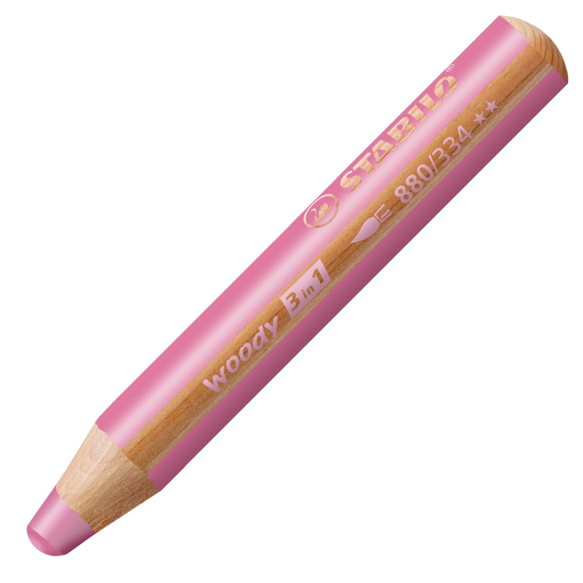 Kredka Stabilo Woody 3w1 Różowa 880/334