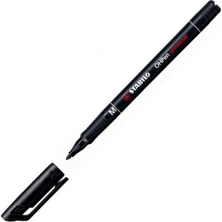 Foliopis Stabilo OHPen M Czarny 1 mm