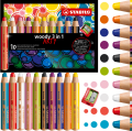 Kredki Stabilo Woody 3in1 Arty 10 sztuk + Temperówka