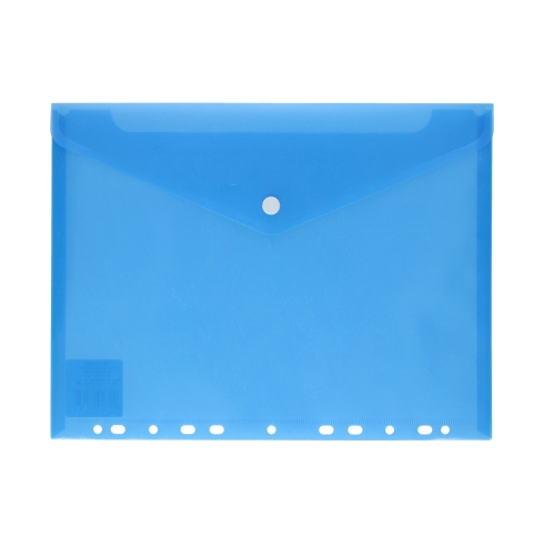 Teczka Kopertowa na Zatrzask Zawieszana A4 Niebieska Biurfol