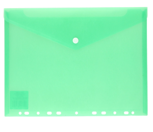 Teczka Kopertowa na Zatrzask Zawieszana A4 Zielona Biurfol