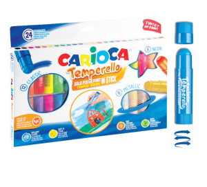 Farby W Sztyfcie Carioca Temperello 24 Kolory