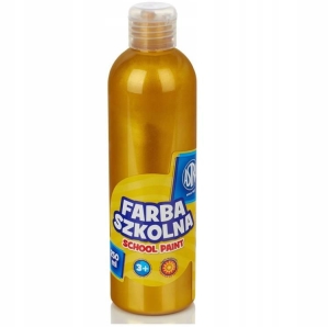 Farba Szkolna Astra 250 ml Metaliczna Złota
