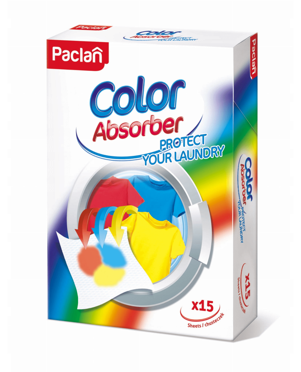 Chusteczki Do Prania Paclan Color Absorber Jednorazowe 15 sztuk