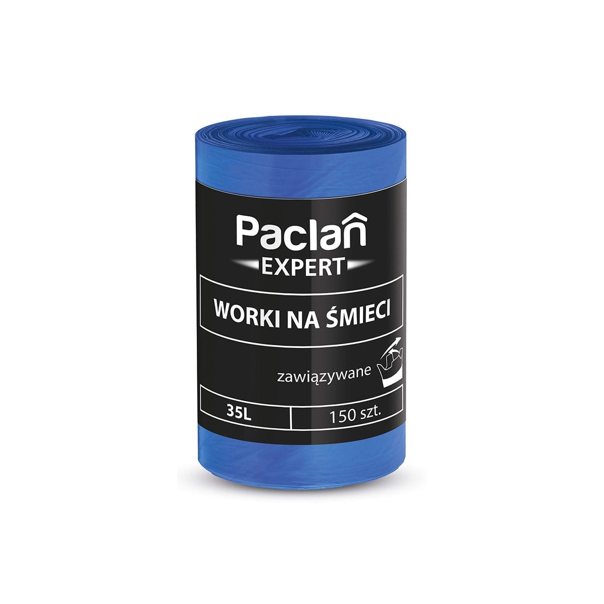 Worki Na Śmieci 35L 150 Sztuk Paclan Expert Niebieskie