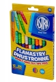 Flamastry Dwustronne Astra 12 pisaków = 24 kolory
