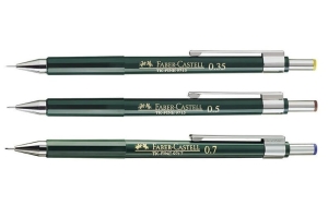 Ołówki Automatyczne Faber-Castell 3 sztuki 0,35/0,5/0,7 mm