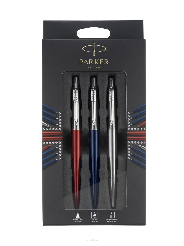 Długopisy + Ołówek Parker Jotter London Zestaw
