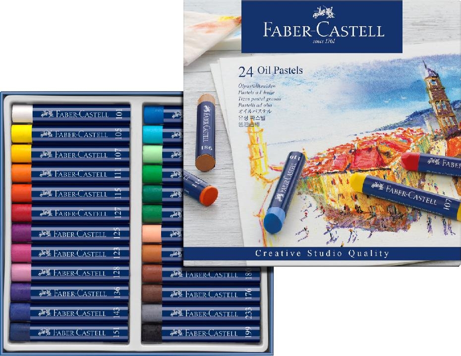 Kredki Pastele Olejne Faber-Castell Creative Studio 24 Kolorów