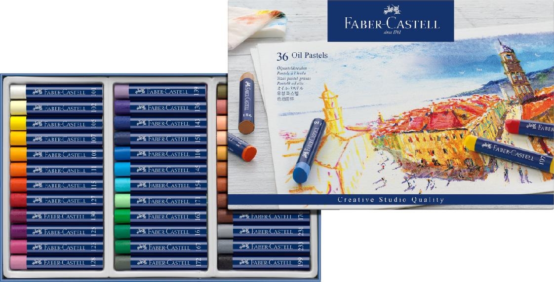 Kredki Pastele Olejne Faber-Castell Creative Studio 36 Kolorów