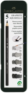 Ołówki Faber-Castell Graphite Aquarelle 5 szt.  117805 FC