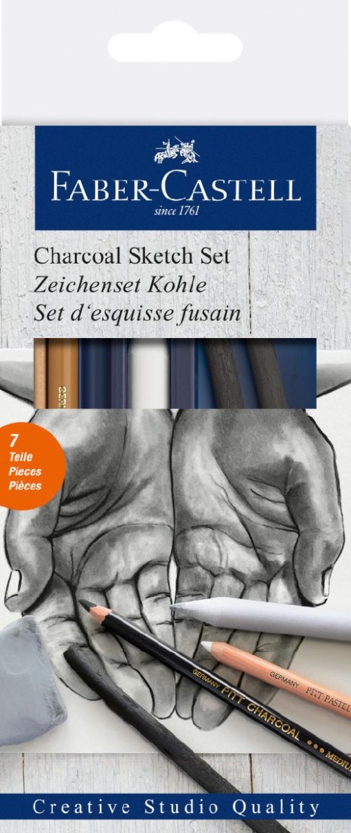 Zestaw do Szkicowania Charcoal Faber-Castell 7 sztuk