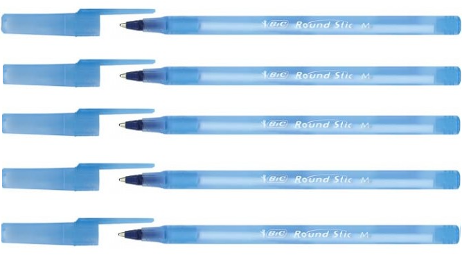 Długopis BIC Round Stick Classic Niebieski 5 sztuk