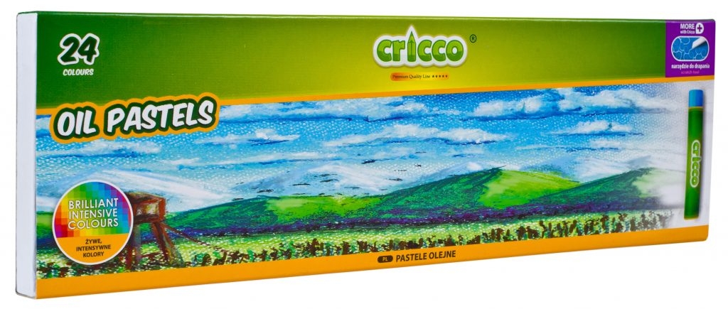 Pastele Olejne Cricco 24 kolorów CR418K24