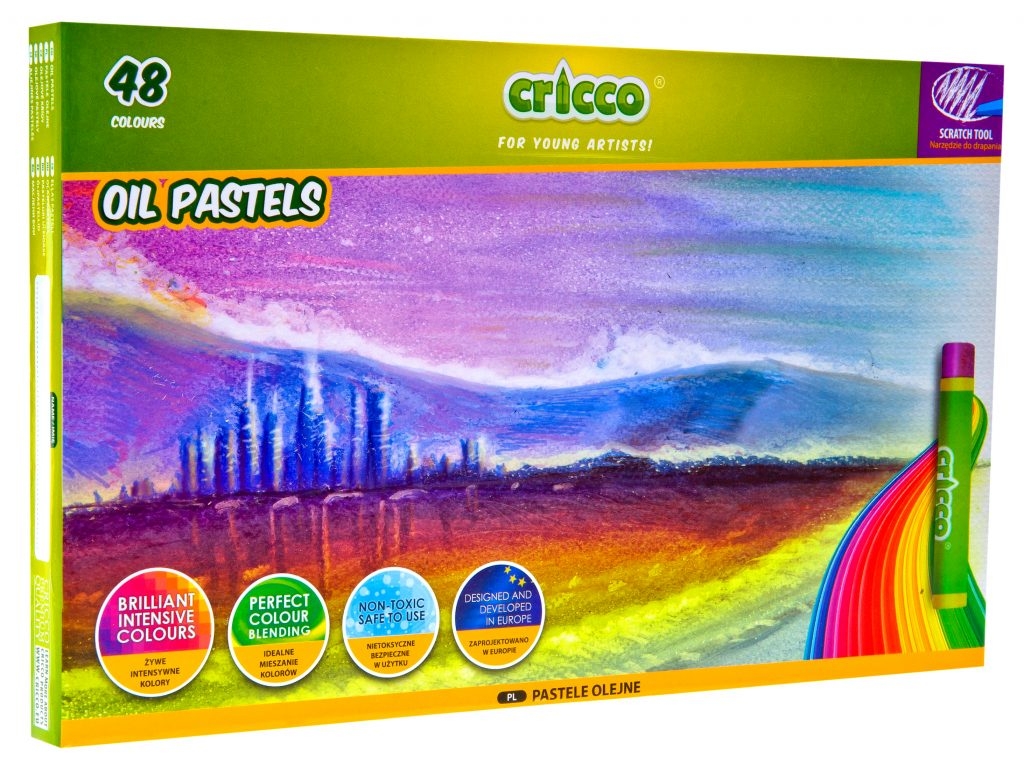 Pastele Olejne Cricco 48 kolorów CR418K48