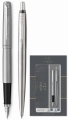 Zestaw Parker Jotter Stainless Steel CT Srebrny (Pióro Wieczne+Długopis) 2093258