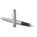 Zestaw Parker Jotter Stainless Steel CT Srebrny (Pióro Wieczne+Długopis) 2093258