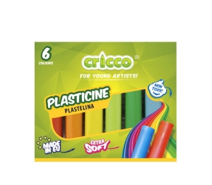 Plastelina Cricco 6 kolorów CR370K6