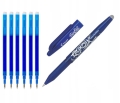 Pióro Frixion 0,7 Niebieski +  6 Wkładów Q-Connect