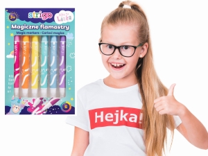 Flamastry Magiczne Hejka tu Lenka 6 Kolorów 