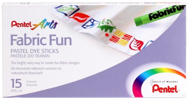 Pastele Do Tkanin Pentel Fabric Fun /15kol./ PTS715