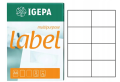 Etykiety Samoprzylepne Igepa 100 Arkuszy 105x74mm