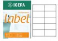 Etykiety Samoprzylepne Igepa 100 Arkuszy 105x57mm