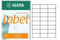 Etykiety Samoprzylepne Igepa 100 Arkuszy 70x37mm