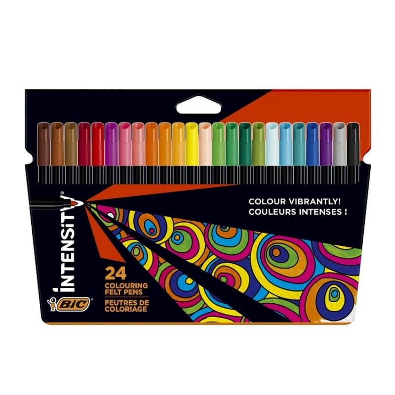 Pisaki BIC Intensity Color Up 24 Kolory